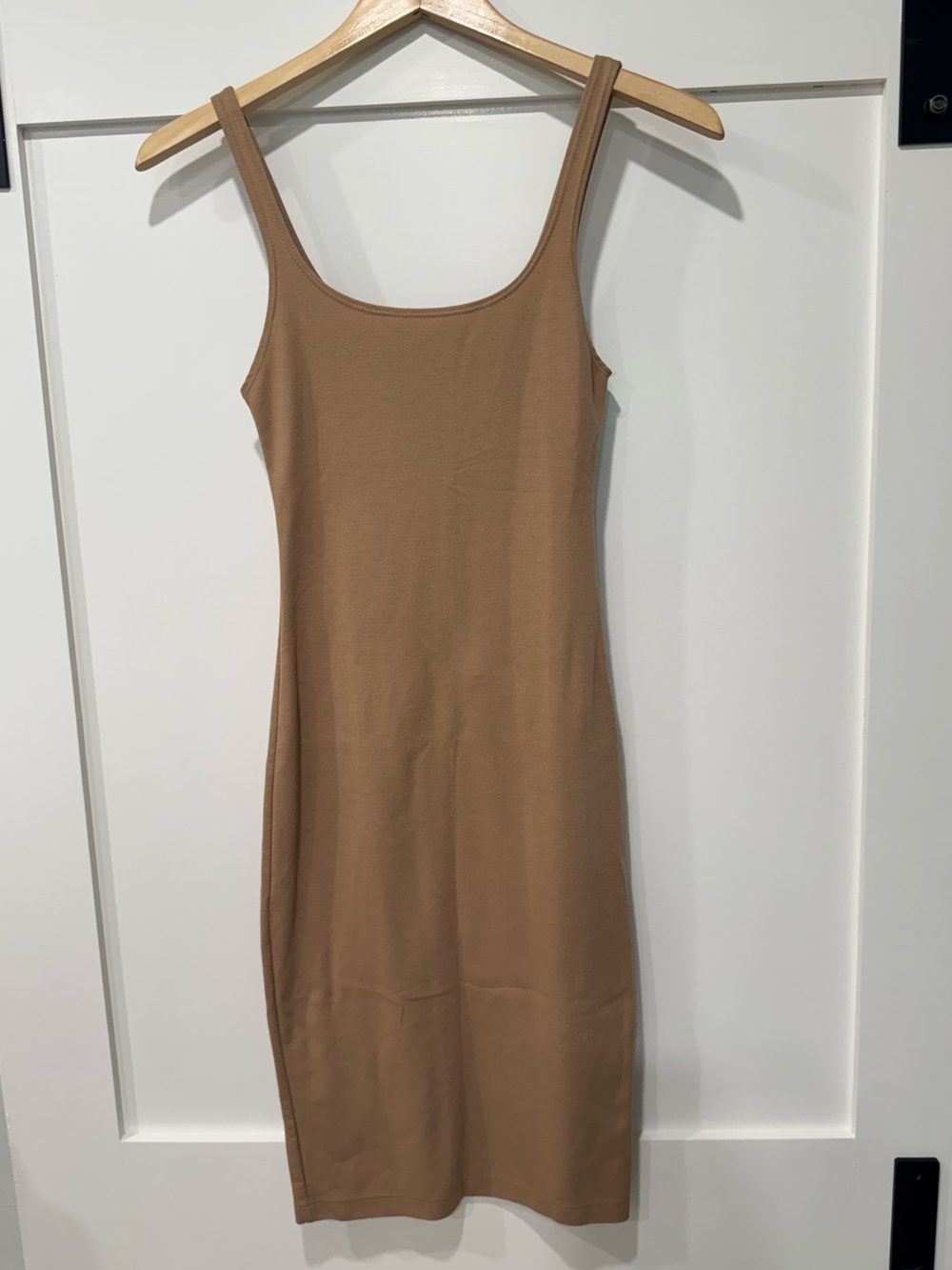Zara Nude Midi Dress